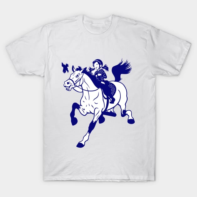 Horse Girl T-Shirt by CreativeDesignStore